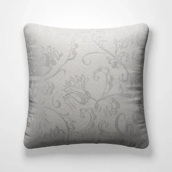 Custom Cushion Cover with Piped Edge - Grey