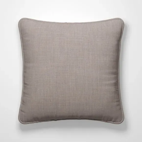 Custom Cushion Cover with Piped Edge - Grey