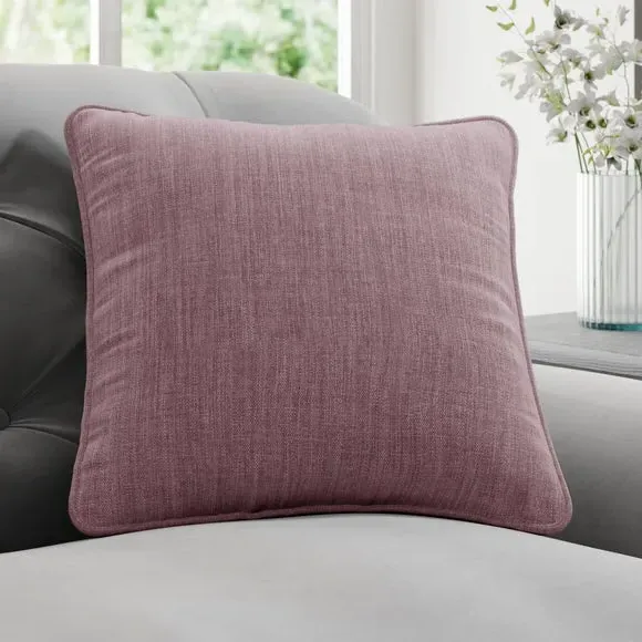 Custom Cushion Cover with Piped Edge - Heather