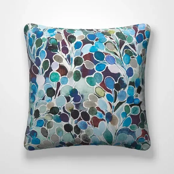 Custom Cushion Cover with Piped Edge - Indigo