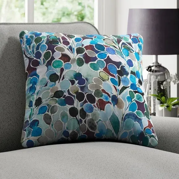 Custom Cushion Cover with Piped Edge - Indigo image