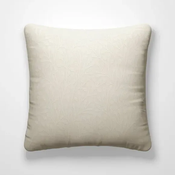 Custom Cushion Cover with Piped Edge - Ivory