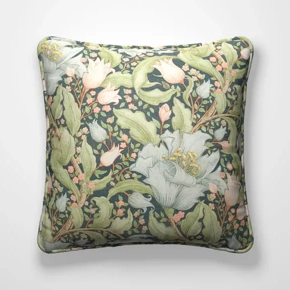 Custom Cushion Cover with Piped Edge - Jade