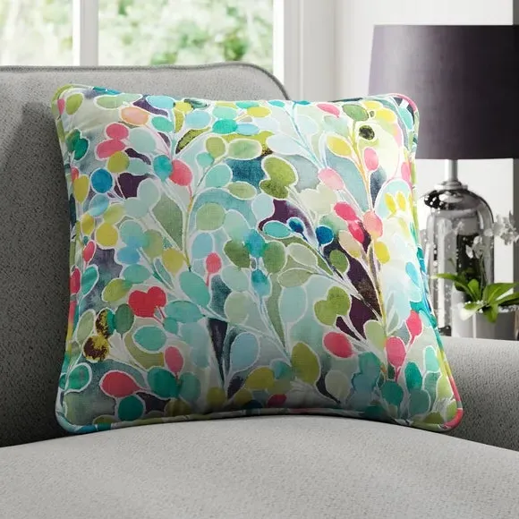 Custom Cushion Cover with Piped Edge - Multi