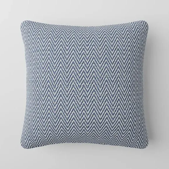 Custom Cushion Cover with Piped Edge - Navy