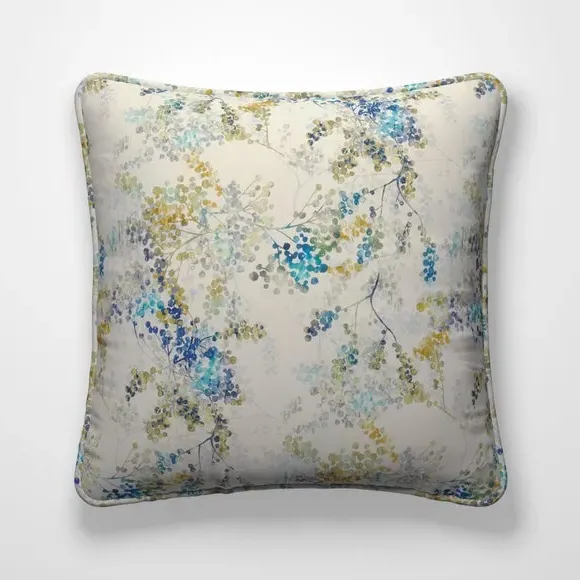 Custom Cushion Cover with Piped Edge - Navy