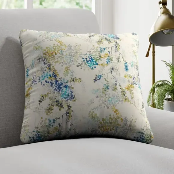 Custom Cushion Cover with Piped Edge - Navy