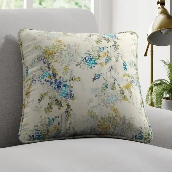 Custom Cushion Cover with Piped Edge - Navy