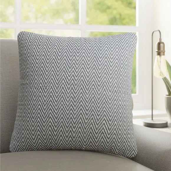Custom Cushion Cover with Piped Edge - Navy