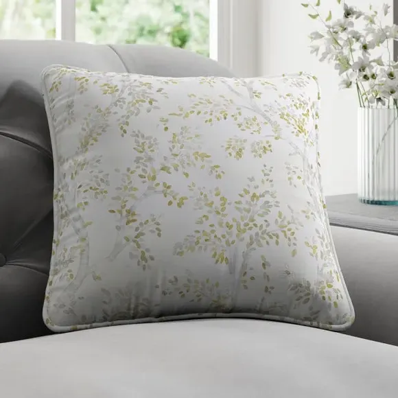 Custom Cushion Cover with Piped Edge - Ochre