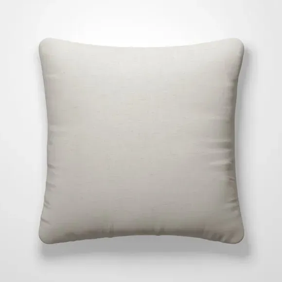 Custom Cushion Cover with Piped Edge - Oyster