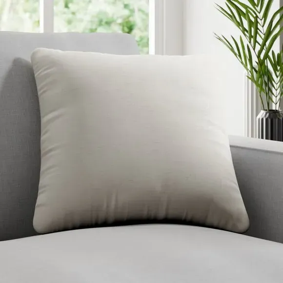 Custom Cushion Cover with Piped Edge - Oyster image