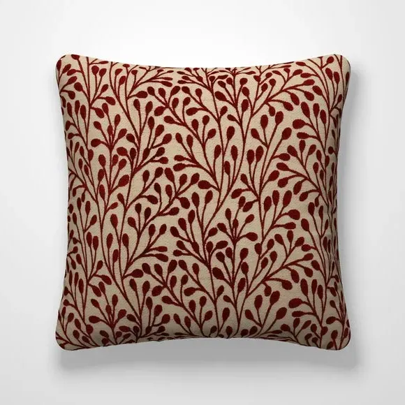 Custom Cushion Cover with Piped Edge - Rosso