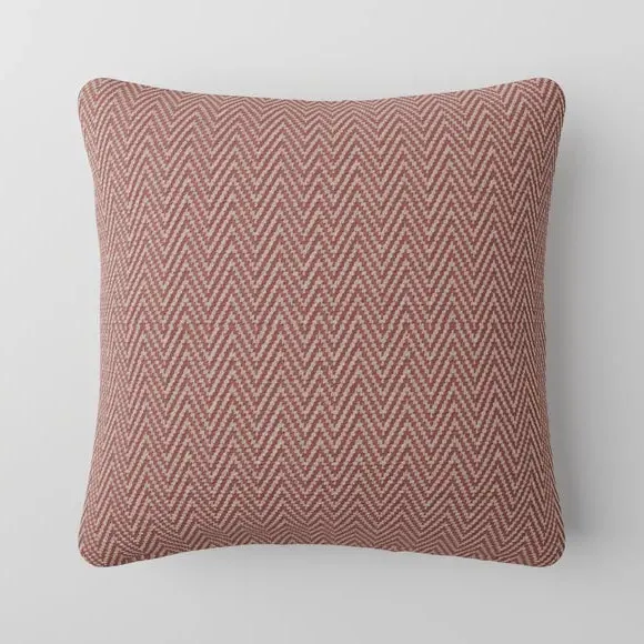 Custom Cushion Cover with Piped Edge - Ruby