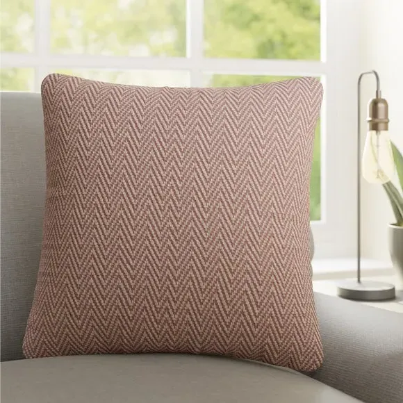 Custom Cushion Cover with Piped Edge - Ruby