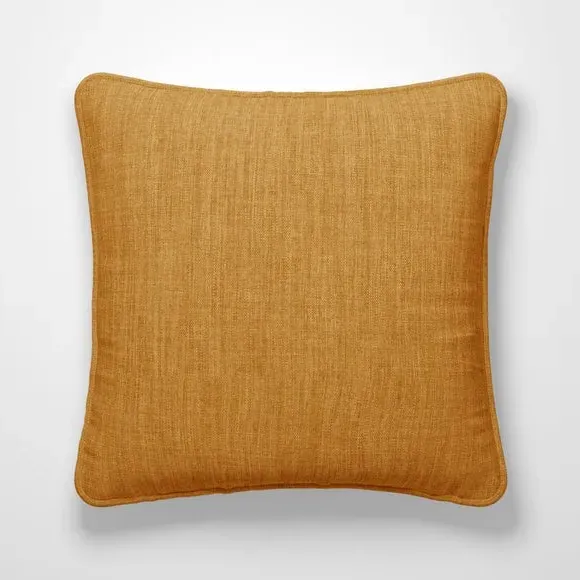 Custom Cushion Cover with Piped Edge - Saffron