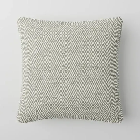 Custom Cushion Cover with Piped Edge - Sage