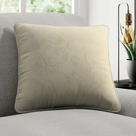 Custom Cushion Cover with Piped Edge - Silk