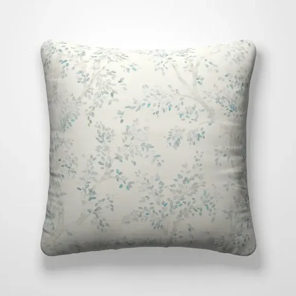 Custom Cushion Cover with Piped Edge - Sky
