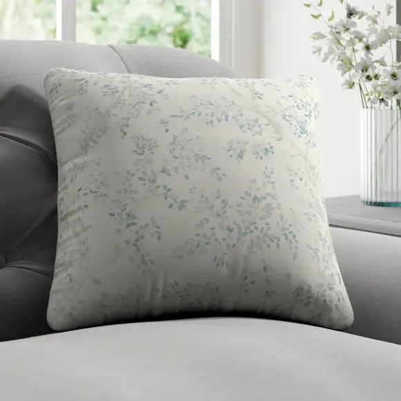 Custom Cushion Cover with Piped Edge - Sky
