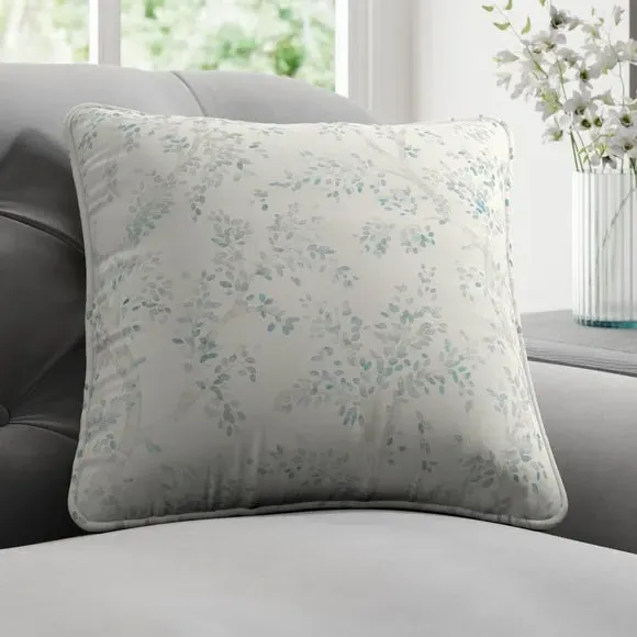 Custom Cushion Cover with Piped Edge - Sky