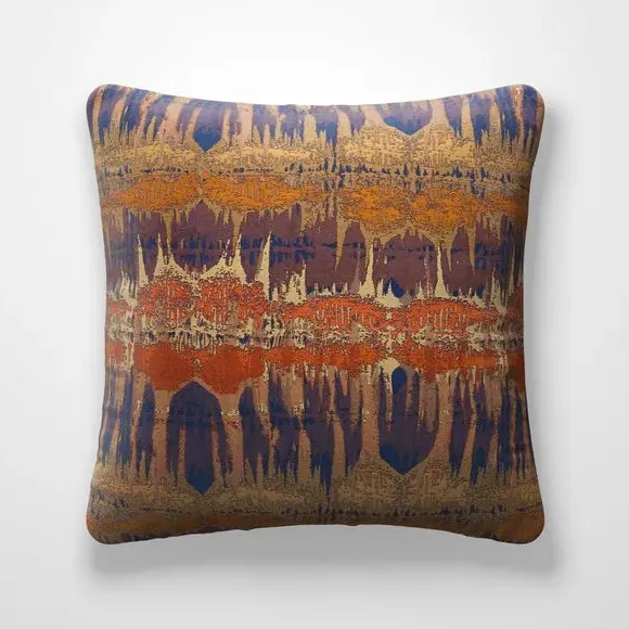 Custom Cushion Cover with Piped Edge - Spice