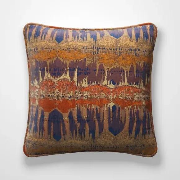 Custom Cushion Cover with Piped Edge - Spice