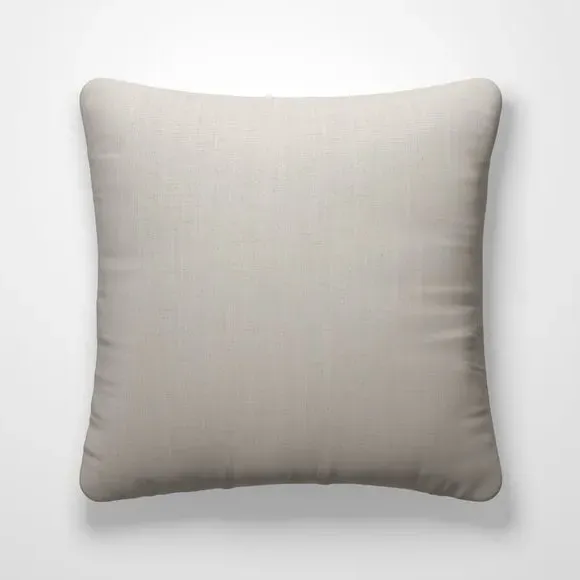 Custom Cushion Cover with Piped Edge - Stone
