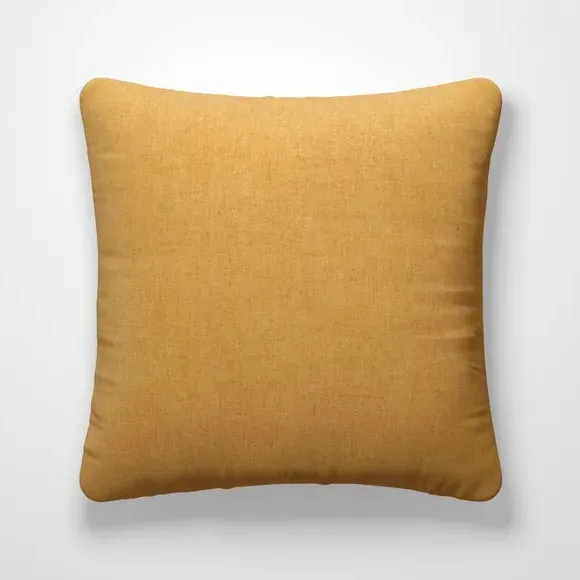 Custom Cushion Cover with Piped Edge - Sunflower
