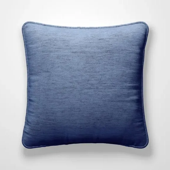 Custom Cushion Cover with Textured Design - Blue