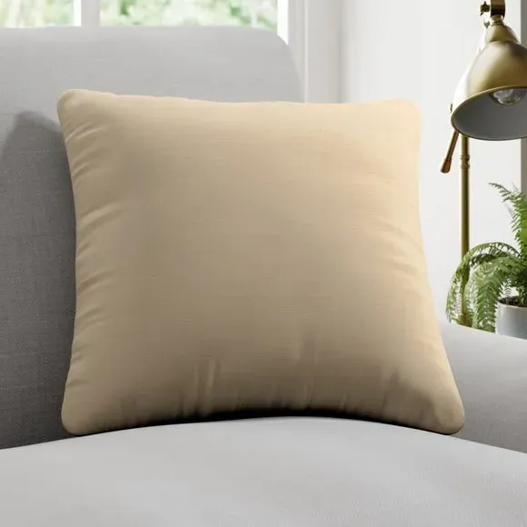Custom Cushion Cover with Textured Design - Caramel