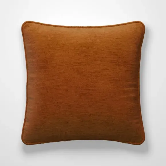Custom Cushion Cover with Textured Design - Terracotta
