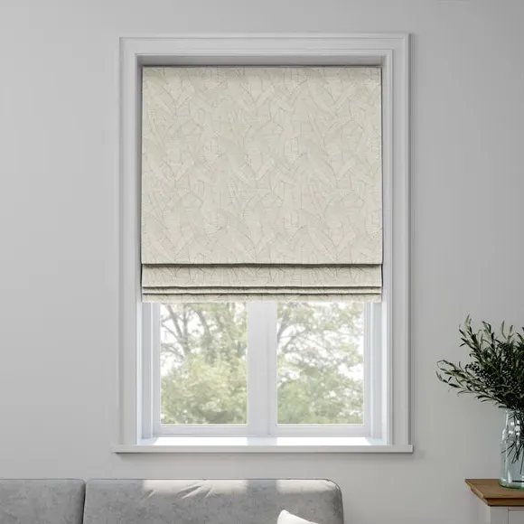 Custom Roman Blind with Chain - Mineral, Cotton