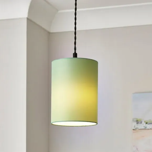 Cylinder Lamp Shade - Yew, Polycotton