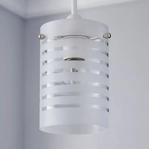 Cylinder Pendant Shade Easy Fit - Clear, Glass
