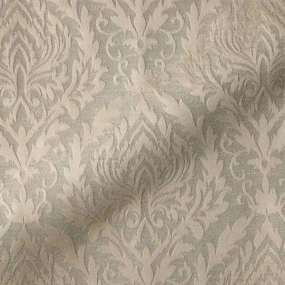 Damask Fabric By the Metre - Ivory image