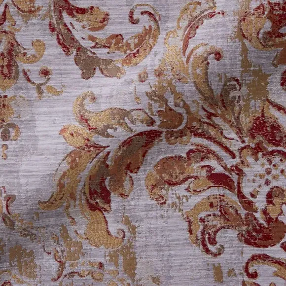 Damask Fabric By the Metre - Red image