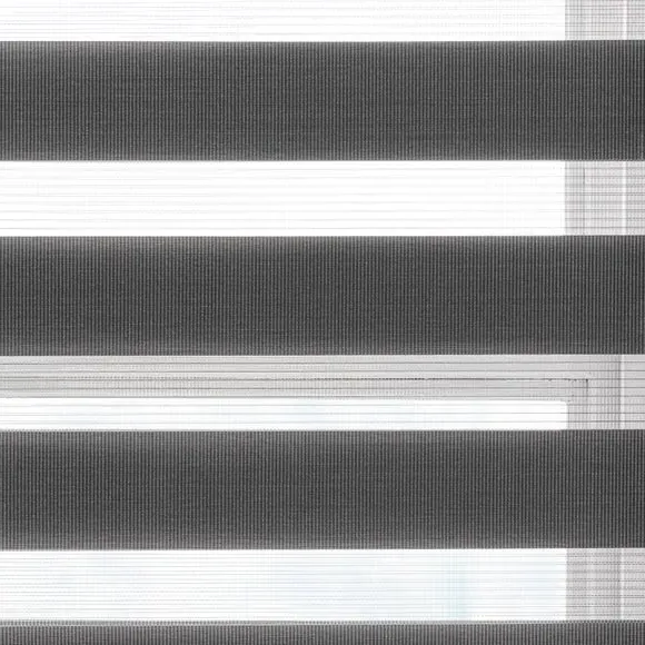 Day Night Roller Blind - Grey, Fabric