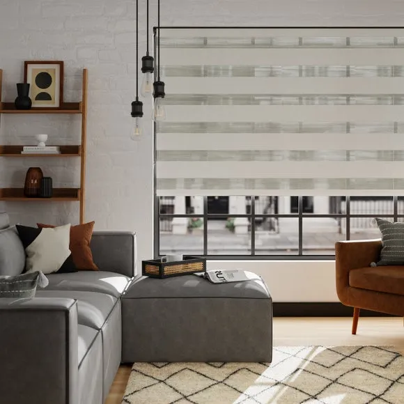 Day Night Roller Blind Room Darkening - White