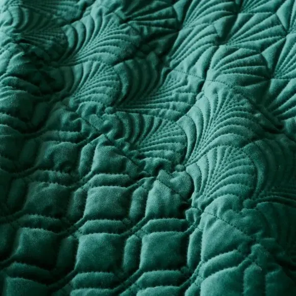 Deco Duvet Cover & Pillowcase Set - Bottle Green, Polyester