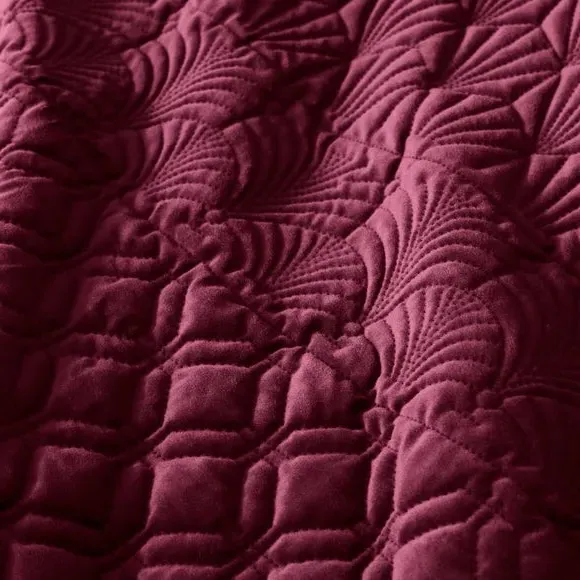 Deco Duvet Cover & Pillowcase Set - Raspberry, Polyester