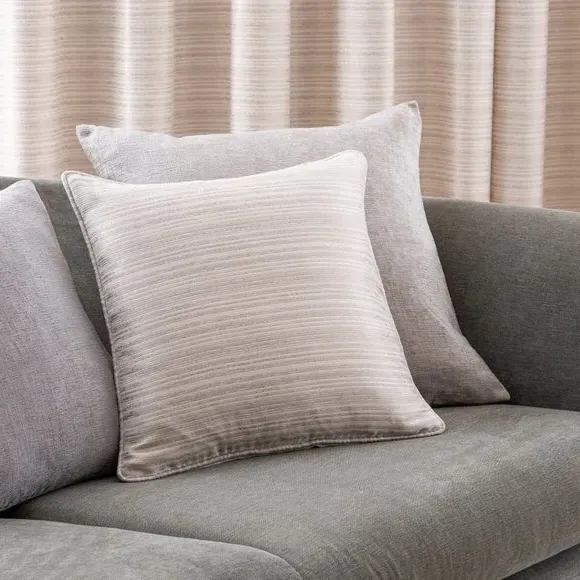 Decorative Cushion with Shimmer - Natural