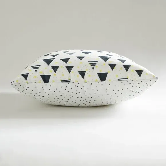 Decorative Cushion with Zip Cover - Multicolor
