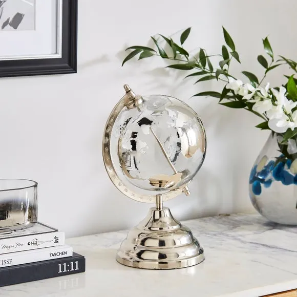 Decorative Globe - Silver, Glass image