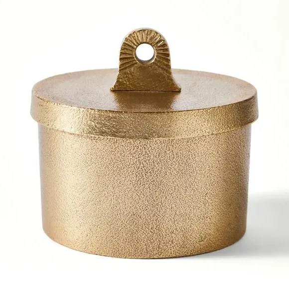 Decorative Jar Ornament - Gold, Aluminium