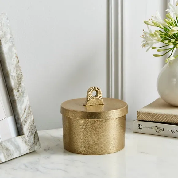 Decorative Jar Ornament - Gold, Aluminium image