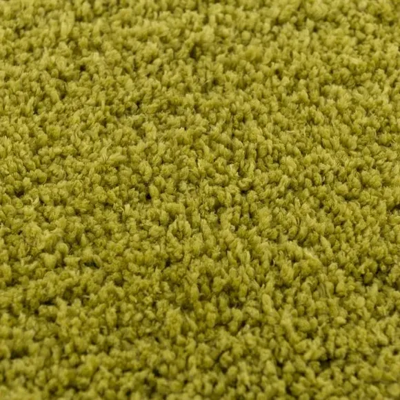 Deep Pile Bath Mat with Non-Slip - Green