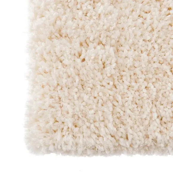 Deep Pile Bath Mat with Non-Slip - Natural