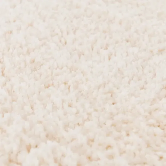 Deep Pile Bath Mat with Non-Slip - Natural