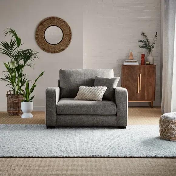 Deep Sit Snuggle Chair - Grey, Multi Weave image